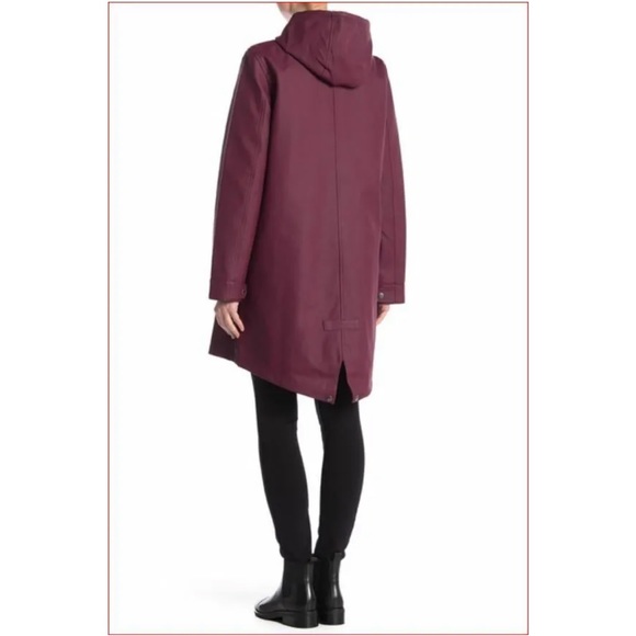 Levis Wine Red Rain Coat XS - Picture 4 of 14